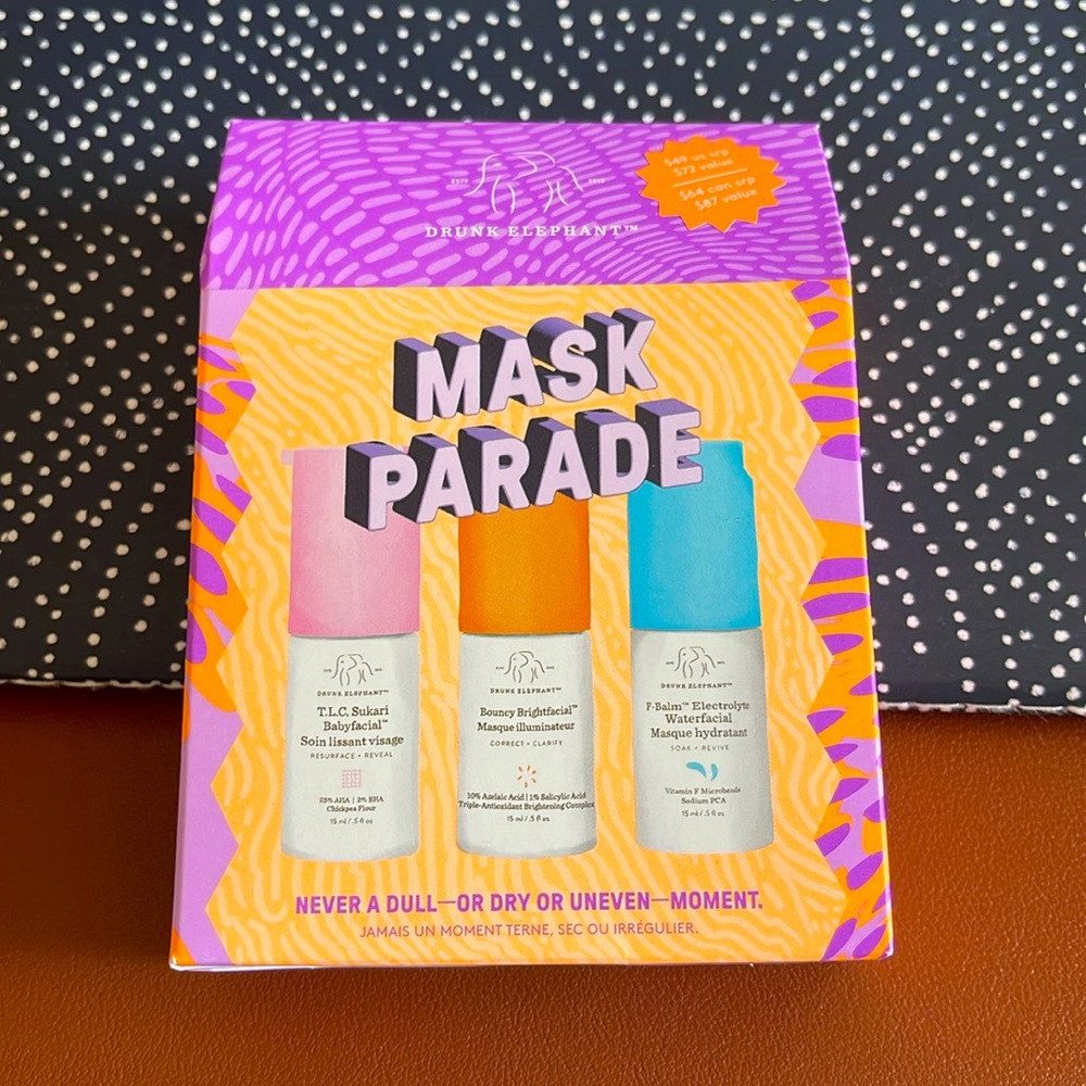 Drunk Elephant Face Mask Parade Bundle ✨